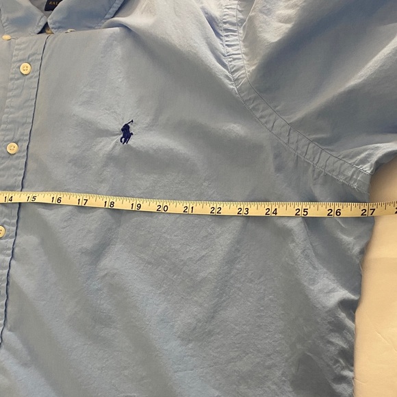 Polo by Ralph Lauren Men's Light Blue Button Down Shirt - Picture 6 of 8